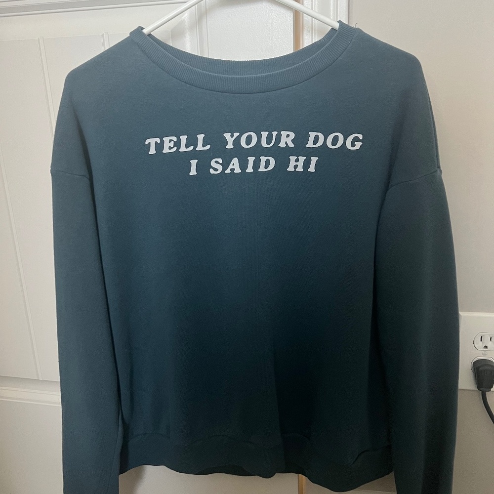Tell You Dog I Said Hi crewneck